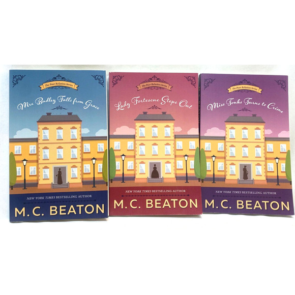 M.C Beaton The Poor Relation Series Book Set 1-3 Paperback 2018 Blackstone - Picture 1 of 2